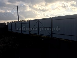 ворота из профнастила